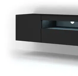 TV stolíky ArtBm TV stolík AURA 200 | čierny mat