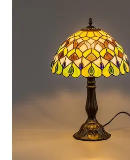 Lampy BRILAGI - Tiffany vitrážová stolová lampa MARGARET 1xE27/40W/230V 63062