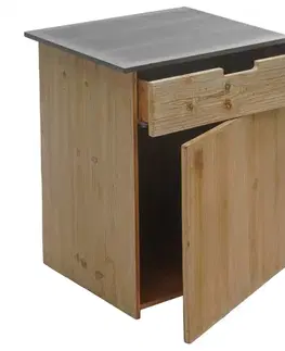 Nočné a toaletné stolíky Nočný stolík HWC-L76