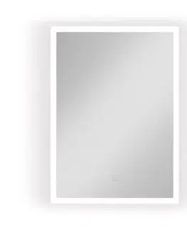 Kúpeľňový nábytok Zrkadlo so senzorom SAT Feel 50x70 cm biela SATZFEELOBLED5070 SATZFEELOBLED5070