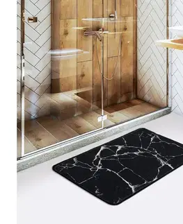 Svietidlá  Kúpeľňová predložka MARBLE 40x60 cm čierna 359CHL1740