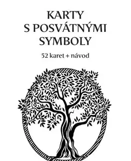 Veštenie, tarot, vykladacie karty Karty s posvátnými symboly (52 karet + návod) - Veronika Kovářová