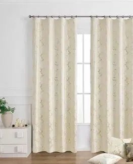 Závesy do spálne Záves na páske KLOE VET427/2/210GSM 140x250 cm  krémový