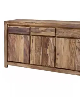Komody Komoda Tara 140x90x45 indický masív palisander