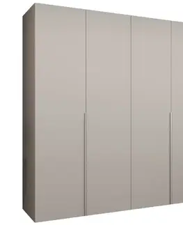 Šatníkové skrine Skriňa Alicante I 200 kašmír/strieborný