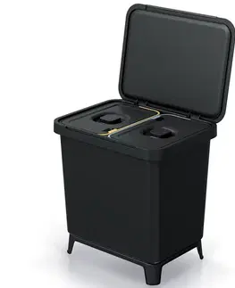 Odpadkové koše NABBI NKS30W2 odpadkový kôš na triedený odpad 20 l čierna
