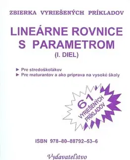 Maturity - Ostatné Lineárne rovnice s parametrom I. diel - zväzok 33 - RNDr. Marián Olejár,Iveta Olejárová