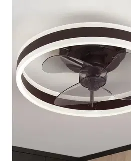 Ventilátory BRILAGI-LED stmievateľné svietidlo s látorom LED/30W/230V 3000-6500K čierne WF-OSD-059-BLK