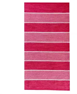 Moderné koberce Koberec Chevron Stripe 0,5/0,8 CR-65 červená