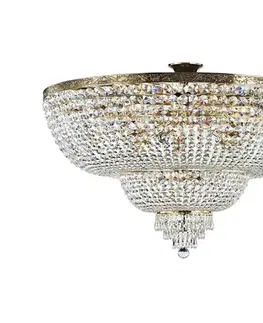 Svietidlá Maytoni DIA890-CL-18-G - Prisadený luster PALACE 18xE27/60W/230V DIA890-CL-18-G