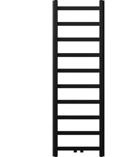 Radiátory do kúpeľne MEXEN - Bolt vykurovací rebrík/radiátor 1200 x 400 mm, 279 W, čierna W126-1200-400-00-70