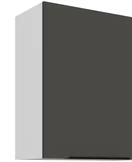 Kuchynské skrinky visiace Kuchynská skrinka Aria-Gr/Wh Anti Fingerprint 60g-72 1f