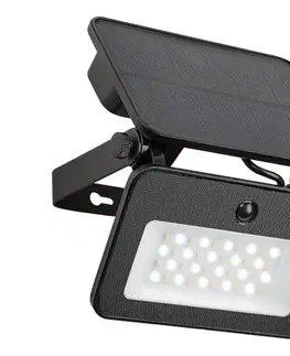 Záhradné lampy Rabalux 77159-LED solárny reflektor so senzorom LED/6W/3,7V IP65 77159