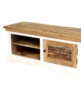 Botníky Botník Agni 120x50x45 indický masív mango