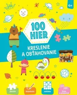 Príprava do školy, pracovné zošity 100 hier, Kreslenie a obťahovanie 4+
