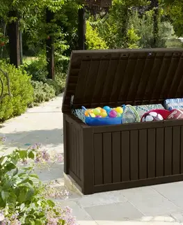 Záhradné úložné boxy Záhradný úložný box ROCKWOOD 570L Keter