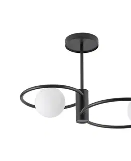 Svietidlá  Luster na tyči AQUA 2xG9/12W/230V čierna 33462