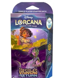 Rodinné hry Ravensburger Disney Lorcana: Ursula's Return- Starter Deck Amber & Amethyst (TCG Disney Lorcana Set 4)