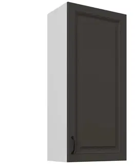 Kuchynské skrinky visiace Skrinka do kuchyne Stilo grafit matná/biely 50G-108 1F