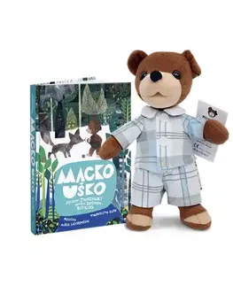 Rozprávky Set Kniha a Plyšový medvedík Macko Uško 30 cm - Czeslaw Janczarski