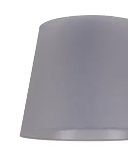 Lampy  - Tienidlo k stojací lampě CLASSIC L E27 pr. 38 cm šedá 7866