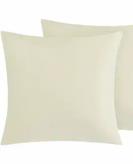 Obliečky Bellatex Bavlnené obliečky na vankúš, béžové, 40 ×40 cm, 2 ks, 40 x 40 cm
