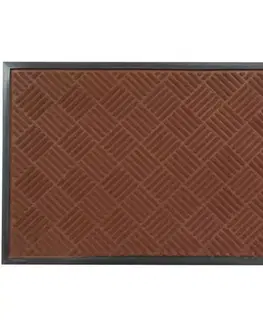 Koberce Rohožka reliéfna hnedá premium 60x90 Cmrb60900
