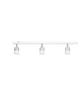 Svietidlá  LED Bodové svietidlo TUBSSON 4xGU10/4,8W/230V biela/lesklý chróm R-L 1166/4 WT+CH