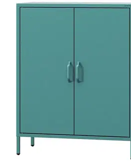 Komody do spálne Komoda Kovová Vito Modern Sea Green
