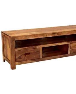TV stolíky TV stolík Kali 150x50x45 indický masív palisander