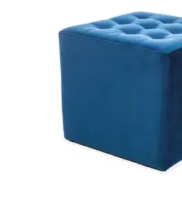Taburetky do obývačky RORI čalúnená taburetka, zelená