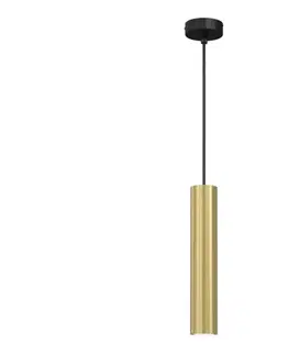 Svietidlá  Luster na lanku RAITO 1xGU10/8W/230V mosadz 114