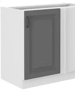 Kuchynské skrinky stojace Kuchynská skrinka Stilo dustgrey/biely 105 nd 1f bb