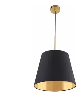 Svietidlá  Luster na lanku ELENA 1xE27/20W/230V čierna 325822