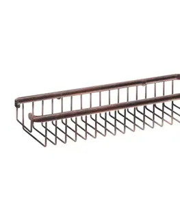 Doplnky do kúpeľne OMNIRES - UNI košík do sprchy, 36 x 7 x 11 cm meď retro /ORB/ 8963AORB