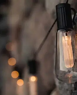 Solárne dekoračné lampy Garlanda Solar EKO1462 Edison 3000K