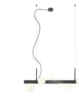 Svietidlá Redo 01-2375 - Luster na lanku GOJI 6xG9/28W/230V čierna 01-2375