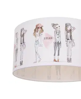 Svietidlá  Detské stropné svietidlo GIRLS VIBES 1xE27/60W/230V pr. 40 cm pre dievčatá H0991