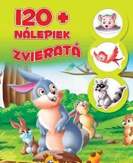 Nalepovačky, vystrihovačky, skladačky Zvieratá - 120+ nálepiek, 2.vydanie
