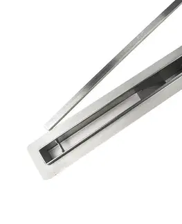 Sprchovacie kúty BESCO - Odtokový žľab VIRGO SLIM - Rozmer A - 60 cm ZLOL60VS