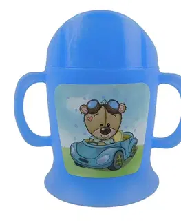 Detské hrnčeky TVAR - Hrnček kojenecký 150ml Medvedík auto