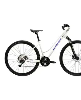 Bicykle Kross Evado 4.0 28" 2025 šedá / námornícka modrá / lesk - M (17", 158-170 cm)