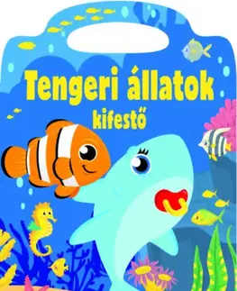 Nalepovačky, vystrihovačky, skladačky Tengeri állatok kifestő