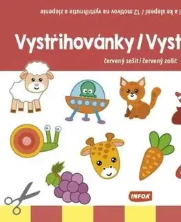 Nalepovačky, vystrihovačky, skladačky Vystřihovánky - červený sešit (CZ/SK vydanie)