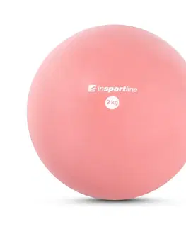 Balančné podložky Joga lopta inSPORTline Yoga Ball 2 kg bordó