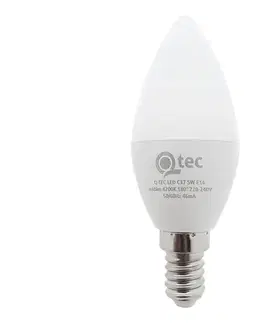 LED osvetlenie  LED Žiarovka Qtec C35 E14/5W/230V 4200K 008 0000847