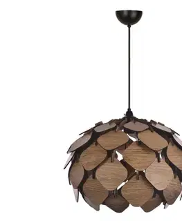 Svietidlá  Luster na lanku 1xE27/40W/230V hnedá 687HMY2340