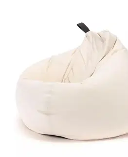 Sedacie vaky a kocky Sedací vak OSCAR Outdoor TiaHome - krémová