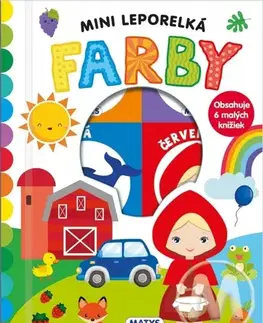 Leporelá, krabičky, puzzle knihy Mini leporelká - Farby