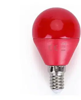 LED osvetlenie  B.V. LED Žiarovka G45 E14/4W/230V červená -  100003OFV